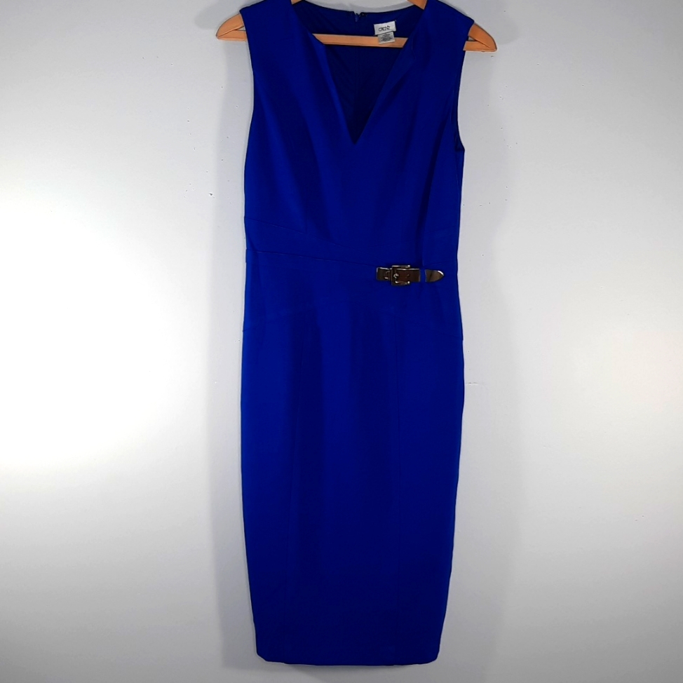 Cache Cobalt Blue Dress Sz 6